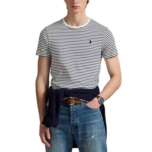 Polo Ralph Lauren Custom Slim Striped Soft Cotton T-Shirt